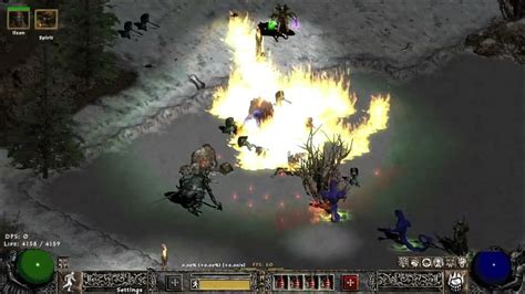 Pd2 Project Diablo 2 Fire Claws Druid Test4 Canyon Youtube