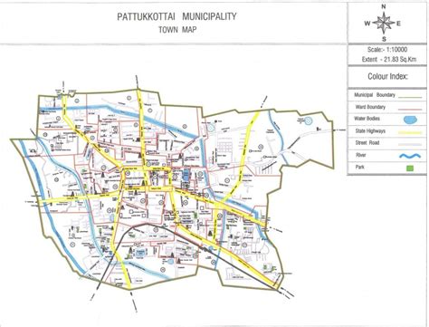 Ward Map Pattukkottai Municipality