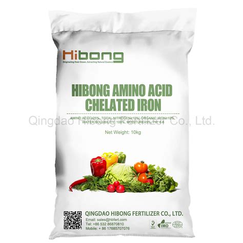 Chelated Amino Acid Iron Fertilizer China Amino Acid Chelated Iron