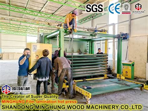 Woodworking Machine Laminating Film Hot Press Machine Laminating Machine And Plywood Press Machine