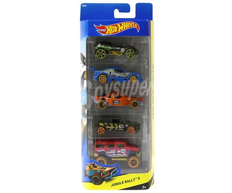 Hot Wheels Pack de miniaturas de vehículos Pack de 5 unidades