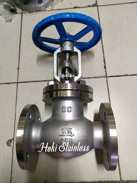 Jual Globe Valve Stainless SS304 JIS 10K Flange 2 Inch Di Lapak Hoki