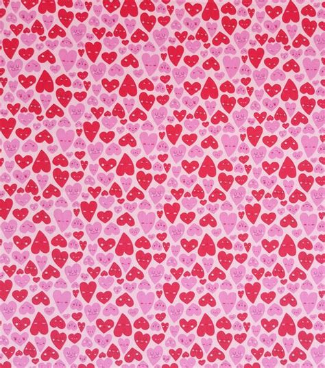 Hearts On Pink Valentines Day Cotton Fabric Joann