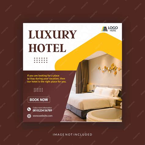 Premium Vector | Luxury vacation rentals post template