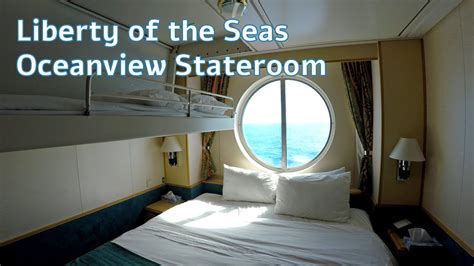 Liberty Of The Seas Oceanview Stateroom Tour Room Service Menus K