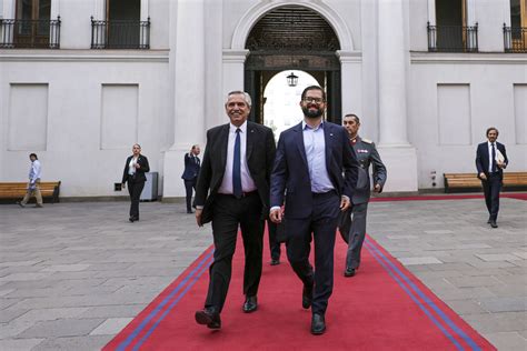 Alberto Fernández Se Reunió Con Gabriel Boric Y Negó Tener Un Malestar Con Chile Diario Con Vos