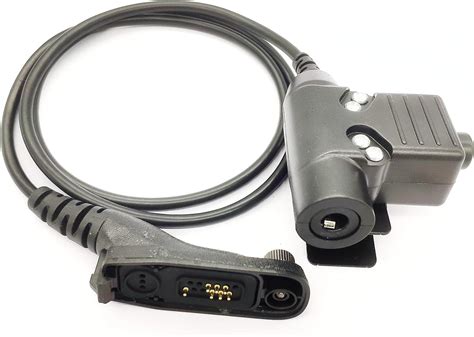 Wodasen Tactical U94 Ptt Adapter Cable For Motorola Xpr 7550e Xpr6350 Xpr6550