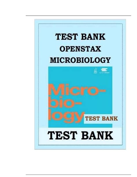 OpenStax Microbiology Test Bank All Chapters Updated 2023 2024