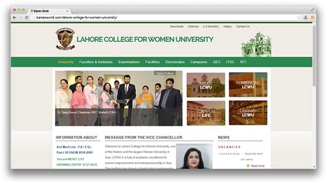 Lahore College For Women University Biznas World