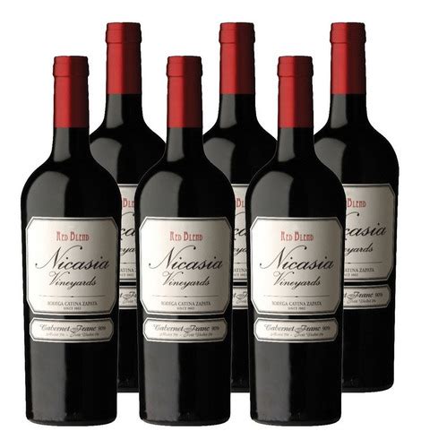 Vinho Nicasia Red Blend Cabernet Franc Ml Kit Garrafas Frete Gr Tis