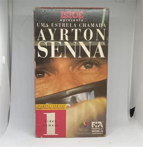 Fita Vhs Uma Estrela Chamda Ayrton Senna Mercadolivre