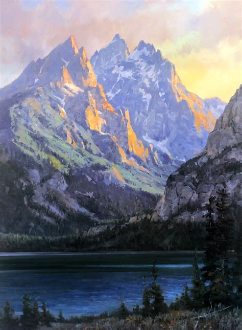 Jenny Lake Cathedrals By Jim Wilcox Wilcox Gallery