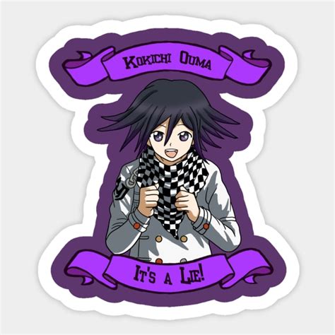 Kokichi Ouma Danganronpa V3 Sticker Teepublic