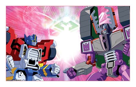 Battle Of Primes Optimus Prime Vs Megatron Transformers Armada