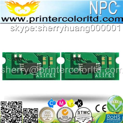 Impressora a laser compatível cor redefinir chip toner para ricoh sp