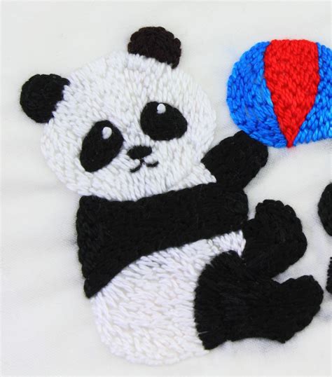 Big B Panda Embroidery Pattern