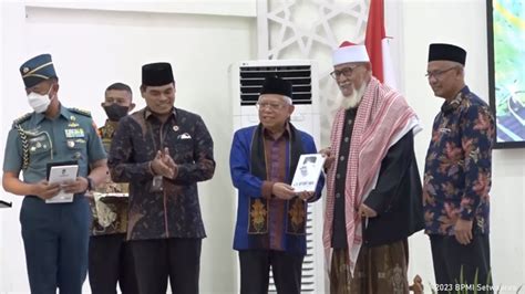 Uin Ar Raniry Nobatkan Maruf Amin Bapak Ekonomi Syariah Indonesia