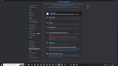 Discord Ortakl K Program Na Dahil Sunucu Rozeti Nas L Al N R