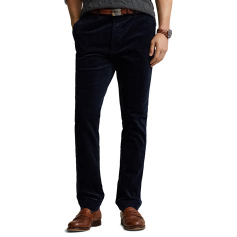 Polo Ralph Lauren Stretch Slim Fit Corduroy Trouser Marine Follestad