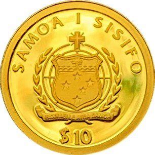 Samoan Gold 10 Tala "S.M.S. Bismarck" 2008 KM# 183 | coinscatalog.NET