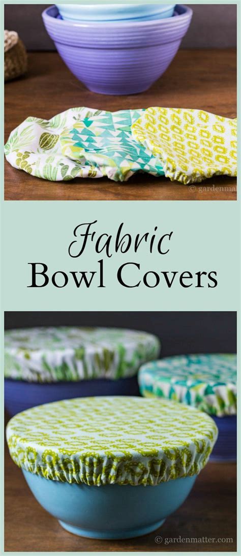 Fabric Bowl Covers Tutorial Easy Beginner Sewing Project Beginner