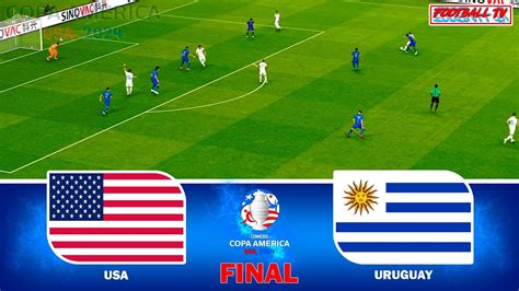 Usa Vs Uruguay Copa America 2024 Final Full Match All Goals Pes Gameplay Pc [fl 24] Youtube