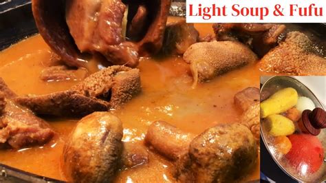 Goat Light Soup I Quick Easy And Tasty I How To Make Ghanaian Light