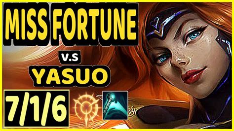 Javaaa Miss Fortune Vs Yasuo Kda Bottom Adc Gameplay Euw