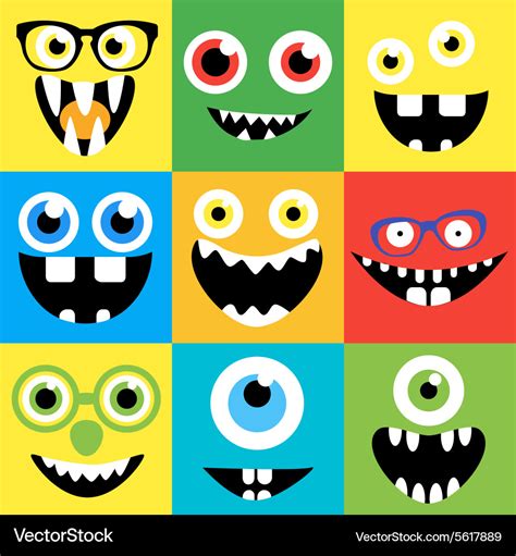 Free Printable Monster Faces