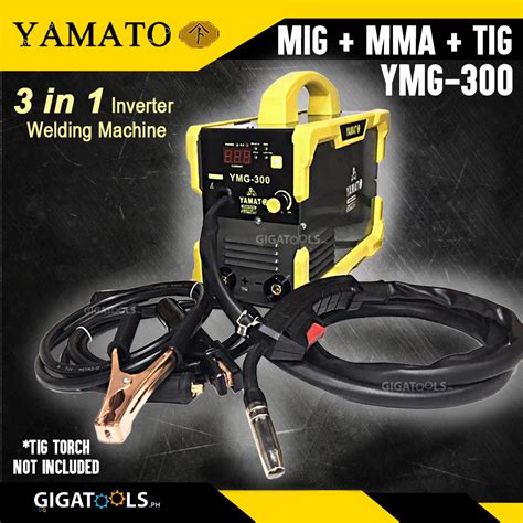 New Yamato Ymg Digital Inverter Gasless Mig Mma Tig In