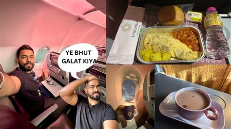 Vistara Airbus A320 ECONOMY CLASS Journey With Food BAD Experience