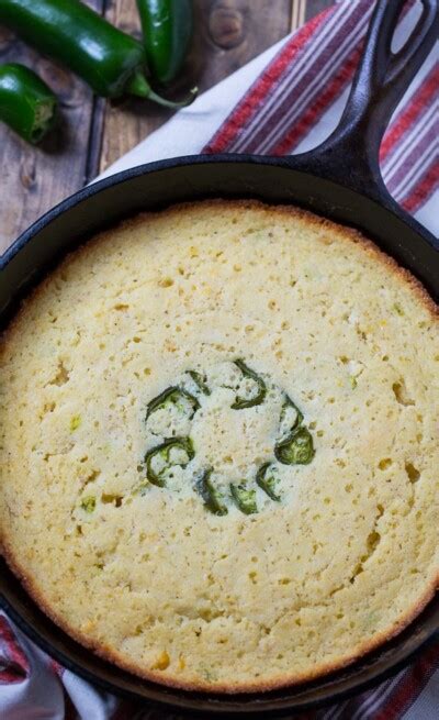 Super Moist Jalapeno Cornbread Spicy Southern Kitchen