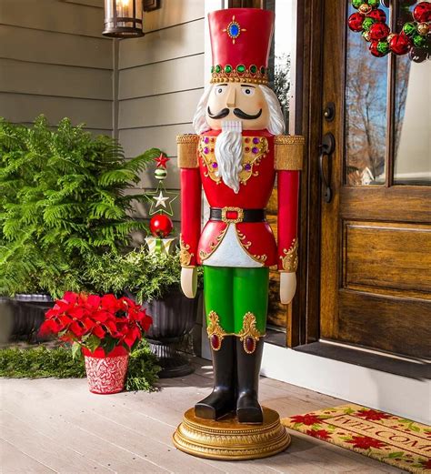 Wind & Weather Giant-Sized Regal Nutcracker & Reviews | Wayfair