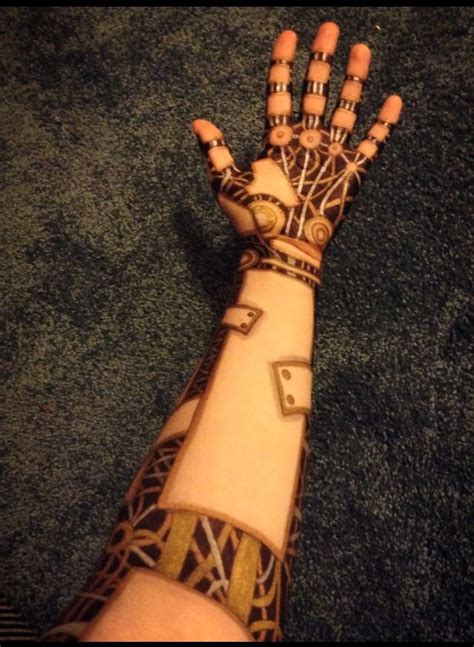 drawing art tattoos hand tattoo ink doodle pen steampunk Robot sharpie ...