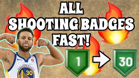 FAST WAY TO GET SHOOTING BADGES IN NBA 2k22 YouTube