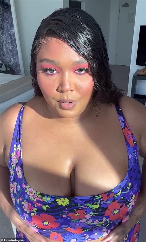 Lizzo Flaunts Her Sensational Curves In A Purple Catsuit From Yitty As