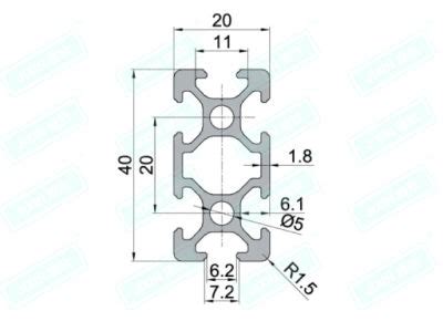 Fpal Aluminium Alloy T Industrial Aluminium Profile