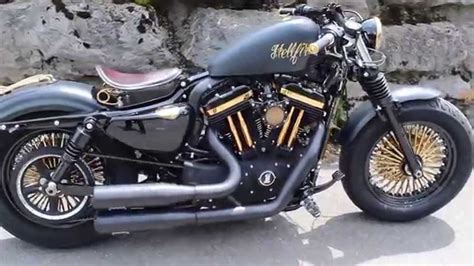 Harley Davidson Sportster Forty Eight With Jekill And Hyde Exhaust Youtube