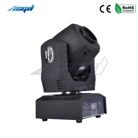 W Mini Led Dmx Gobo Moving Head Spot Light Club Dj Stage Lighting