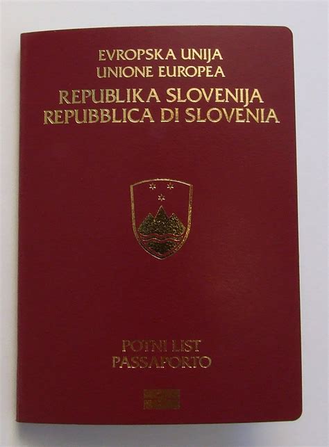 Паспорт гражданина Словении это Что такое Паспорт гражданина Словении