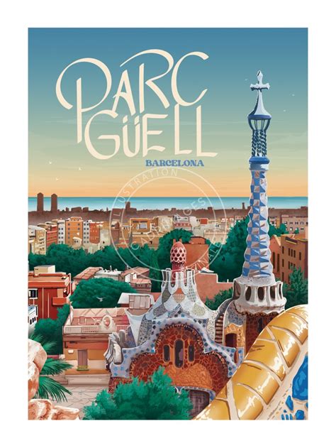 Affiche Et Poster Barcelone Par Cadrimages