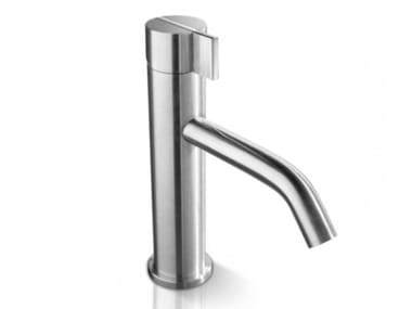 Insert Countertop Single Handle Stainless Steel Washbasin Mixer By