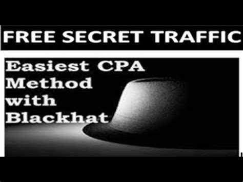 Cpa Marketing Blackhat Method Earn Money Online Affiliate