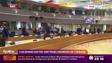 L UE donne son feu vert pour l adhésion de l Ukraine