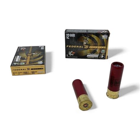 Federal Premium Trophy Copper 12 Ga 3 Slug Ammunition 10 Rounds Sfrc