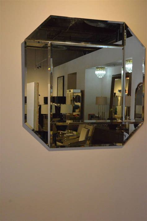 Geometric Mirror Signed by Dan Johnson at 1stDibs