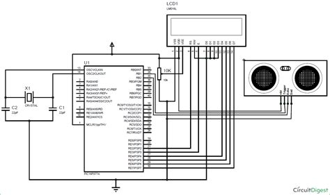 Hc Sr Ultrasonic Sensor Circuit Diagram