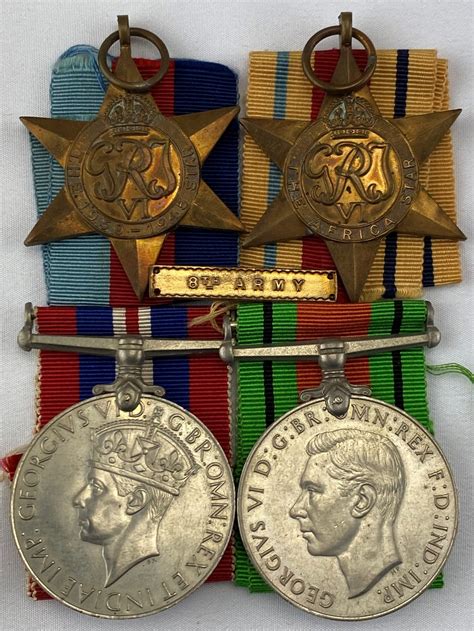 WW2 8th Army Medal Group | Time Militaria