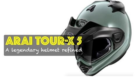 Arai Tour X The Adventure Helmet Now Ece Youtube