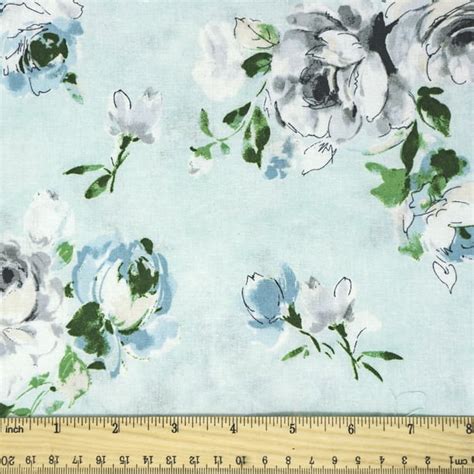 Waverly Inspirations 44 X 1 Yd Precut Cotton Catalina Rose Sewing Fabric 1 Each